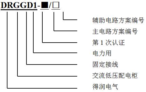 GGD型號(hào)及含義